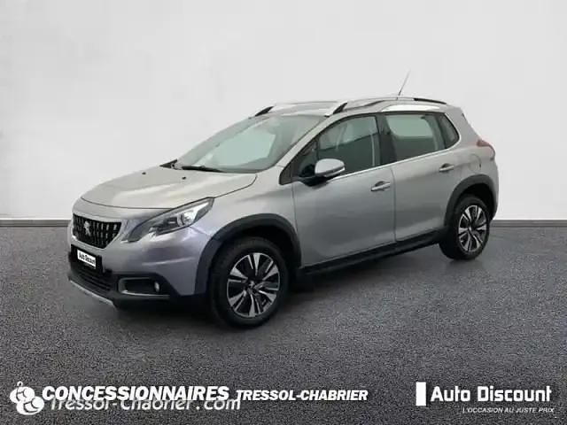 Gris clair Occasion 2019 Peugeot 2008 Allure SUV | 9 799 € (Bon prix) - Image 1/4