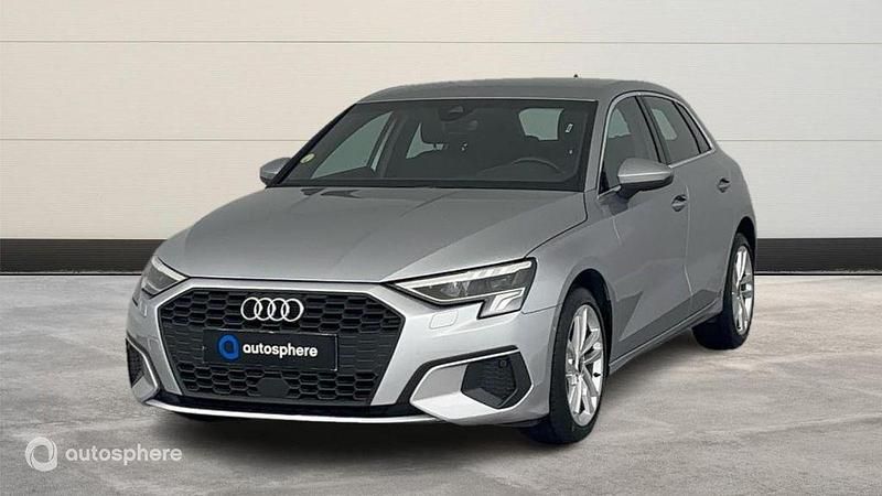 Gris Utilisé 2022 Audi A3 Sportback Business Berline | 25 499 € (Prix juste) - Image 1/4