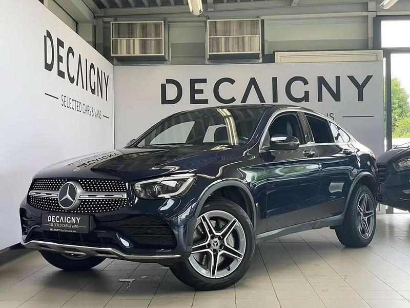 Bleu Utilisé 2020 Mercedes GLC300 AMG line Coupé | 41 495 € (Super prix) - Image 1/4