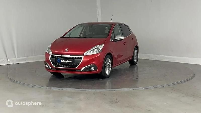 Rouge Occasion 2019 Peugeot 208 Allure Citadine | 11 499 € (Prix juste) - Image 1/4