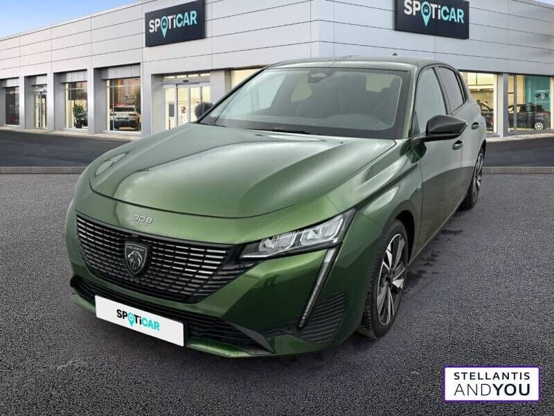 Vert Utilisé 2022 Peugeot 308 Allure Berline | 19 490 € (Super prix) - Image 1/4