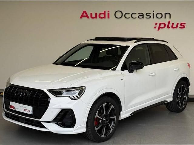 Blanc ibis Occasion 2020 Audi Q3 S-Line SUV | 30 990 € (Prix assez cher) - Image 1/4