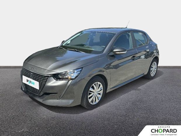 Gris Utilisé 2021 Peugeot 208 Citadine | 10 104 € (Bon prix) - Image 1/4