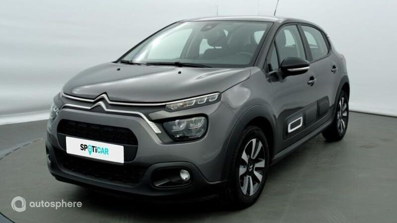Gris platinium (m) Utilisé 2021 Citroën C3 Business Class Citadine | 11 380 € (Prix juste) - Image 1/4