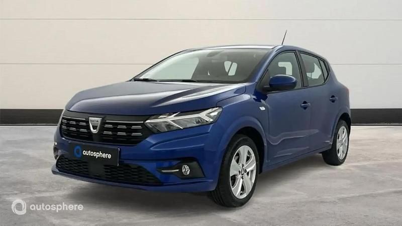 Bleu Utilisé 2022 Dacia Sandero Comfort Citadine | 12 499 € (Prix juste) - Image 1/4