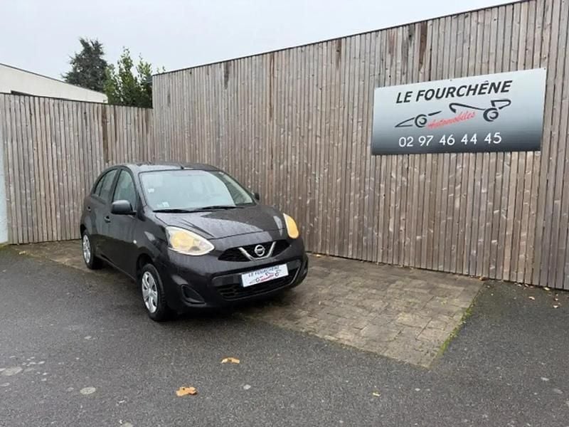 Noir Utilisé 2017 Nissan Micra Visia Citadine | 7 990 € (Super prix) - Image 1/4