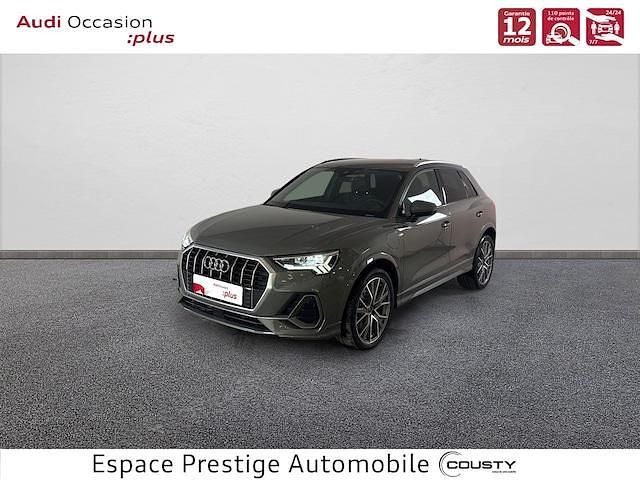 Gris chronos métallisé Occasion 2023 Audi Q3 S-Line SUV | 36 490 € - Image 1/4
