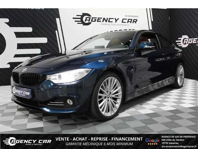 Bleu Occasion 2014 BMW 435 Luxury Line Coupé | 24 990 € - Image 1/4