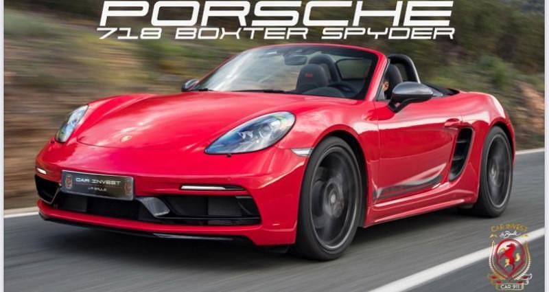 Rouge Occasion 2020 Porsche 718 Boxster Cabriolet | 98 700 € - Image 1/4