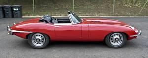 Occasion Jaguar E-Type 1970 Rouge Cabriolet