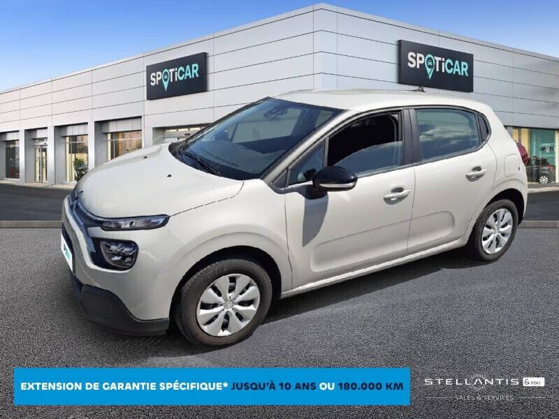 Beige Utilisé 2021 Citroën C3 Live Citadine | 9 790 € (Bon prix) - Image 1/4