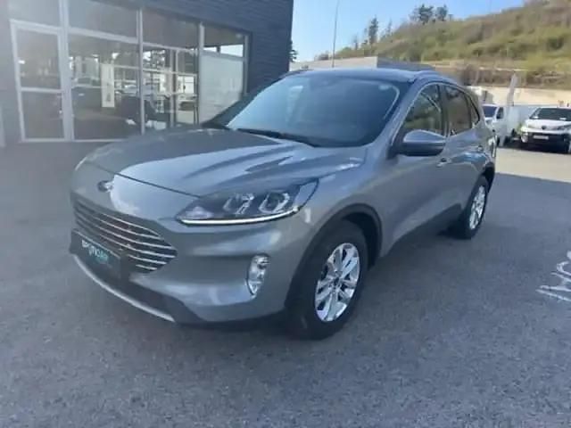 Gris Utilisé 2021 Ford Kuga Titanium SUV | 19 999 € (Bon prix) - Image 1/4