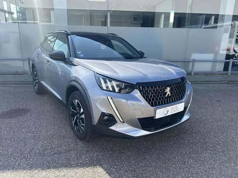 Gris Utilisé 2021 Peugeot 2008 GT SUV | 13 700 € (Prix juste) - Image 1/4