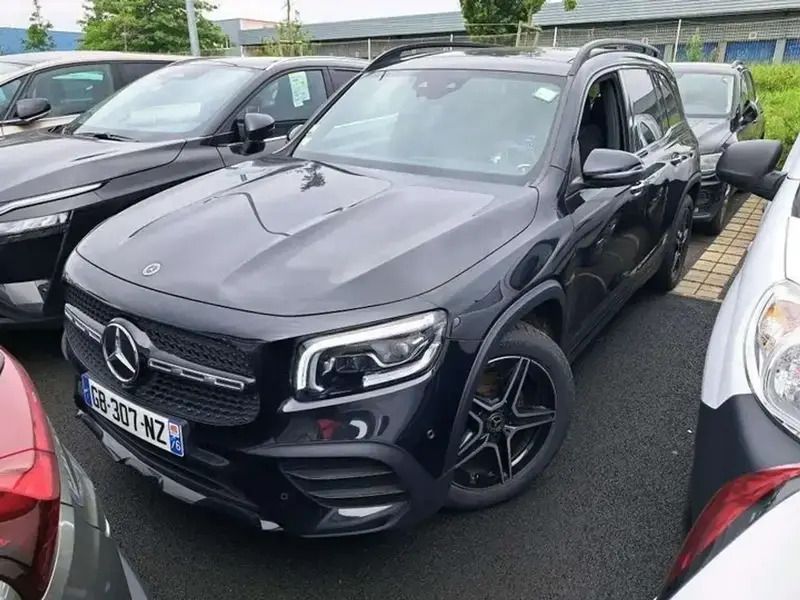 Noir Occasion 2022 Mercedes GLB200 AMG line SUV | 33 500 € (Bon prix) - Image 1/4