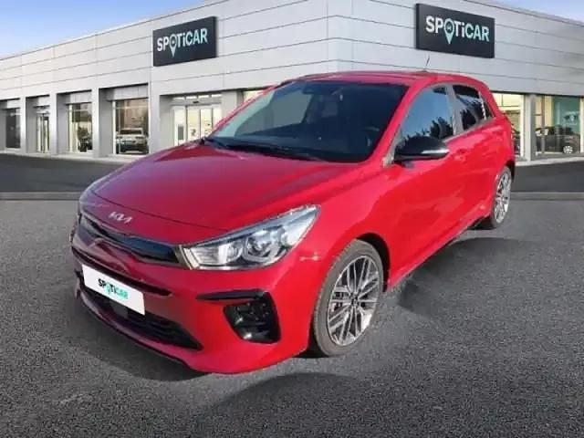 Rouge grenadine métallisé Occasion 2022 Kia Rio GT-Line Berline | 13 999 € (Bon prix) - Image 1/4