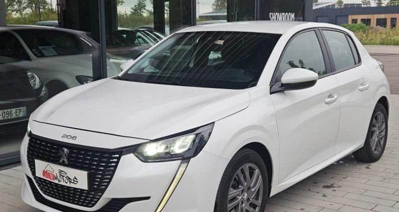 Blanc Utilisé 2021 Peugeot 208 Business-Line Citadine | 10 900 € - Image 1/4