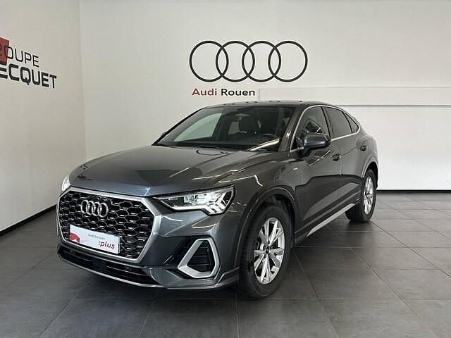 Gris daytona nacré Utilisé 2021 Audi Q3 Sportback S-Line SUV | 31 590 € - Image 1/4