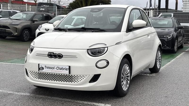 Blanc Occasion 2023 Fiat 500e Berline | 16 374 € (Bon prix) - Image 1/4