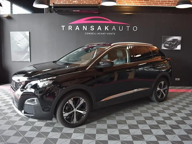 Noir Utilisé 2020 Peugeot 3008 GT-line | 22 490 € (Prix juste) - Image 1/4