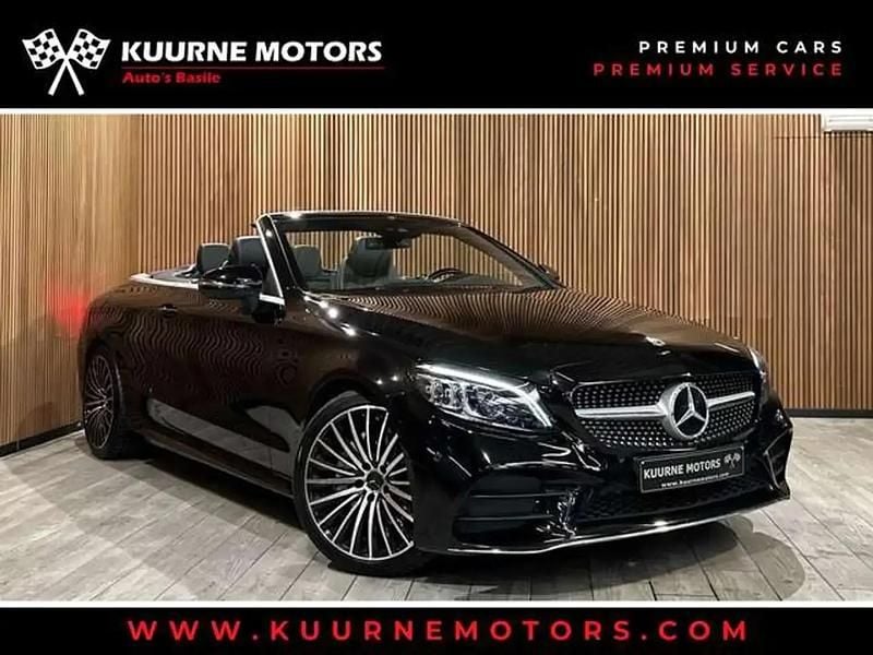 Occasion Mercedes C220 AMG line 194 ch (142 kW) 2019 Noir Cabriolet