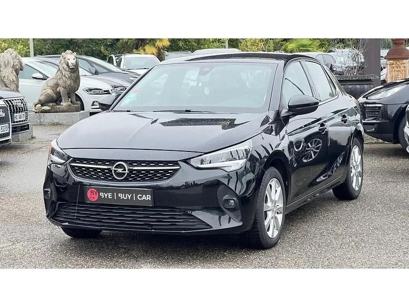 Noir Utilisé 2020 Opel Corsa Elegance Berline | 9 990 € (Bon prix) - Image 1/4