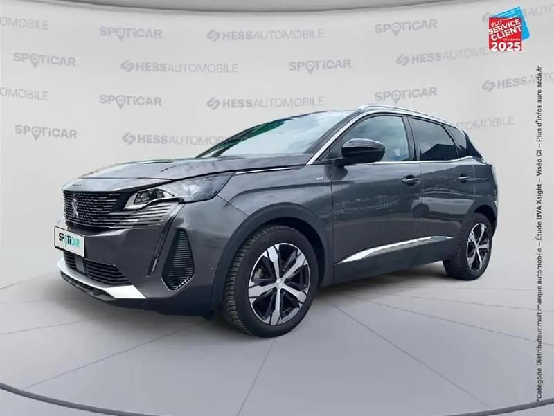 Gris Utilisé 2021 Peugeot 3008 GT SUV | 17 999 € (Prix juste) - Image 1/4