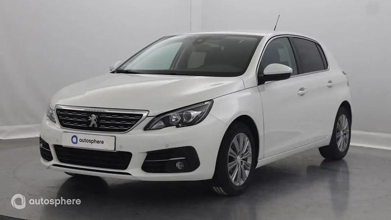 Blanc Utilisé 2021 Peugeot 308 Allure Berline | 12 499 € (Super prix) - Image 1/4