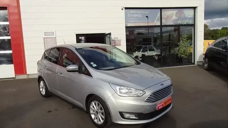Gris Utilisé 2017 Ford Grand C-Max Titanium Monospace | 12 500 € - Image 1/4