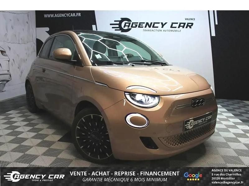 Rouge Occasion 2021 Fiat 500e La Prima Berline | 14 590 € (Bon prix) - Image 1/4