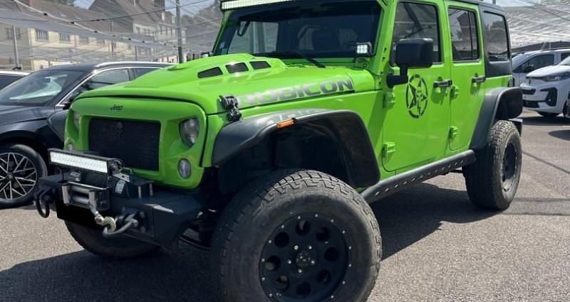 Vert Utilisé 2015 Jeep Wrangler Sahara SUV | 35 890 € (Super prix) - Image 1/4