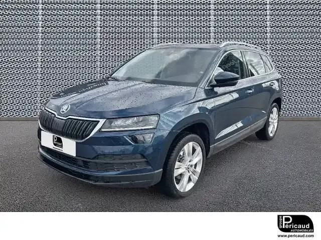 Bleu Utilisé 2020 Skoda Karoq SUV | 22 990 € (Super prix) - Image 1/4
