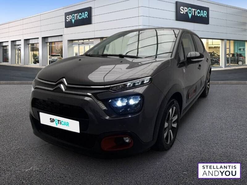 Gris Utilisé 2022 Citroën C3 PureTech Citadine | 11 890 € (Prix juste) - Image 1/4