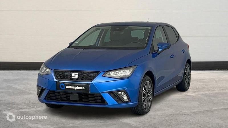 Bleu Utilisé 2021 Seat Ibiza Berline | 14 299 € (Prix juste) - Image 1/4