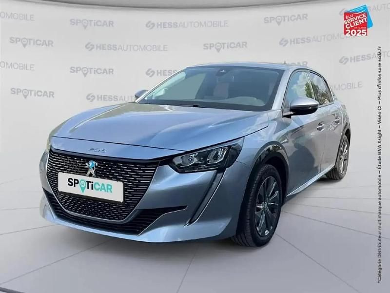Gris Utilisé 2021 Peugeot e-208 Style Citadine | 13 999 € (Bon prix) - Image 1/4