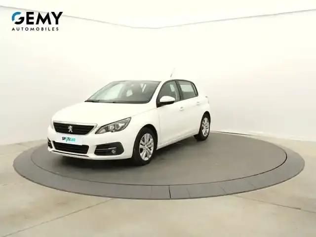Blanc banquise Utilisé 2020 Peugeot 308 S Berline | 13 960 € (Bon prix) - Image 1/4