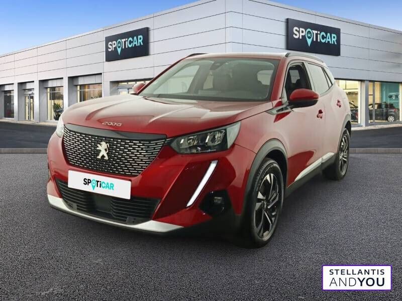 Rouge Utilisé 2021 Peugeot 2008 Allure SUV | 16 990 € (Prix juste) - Image 1/4