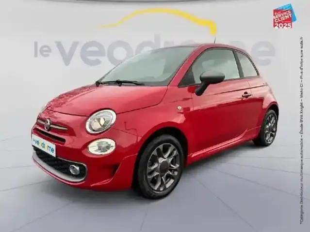 Rouge Occasion 2019 Fiat 500 S Berline | 9 999 € (Prix juste) - Image 1/4