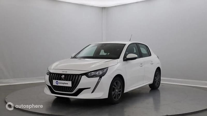 Blanc Utilisé 2020 Peugeot 208 Active Citadine | 10 799 € (Prix juste) - Image 1/4