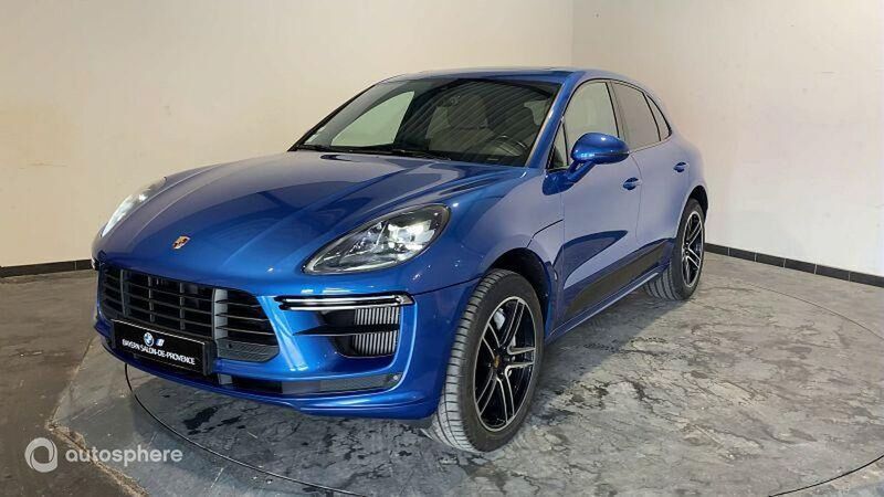 Bleu Utilisé 2020 Porsche Macan Turbo SUV | 78 299 € (Prix juste) - Image 1/4