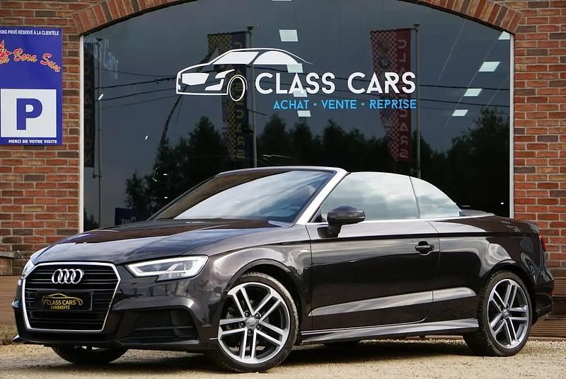 Brun Utilisé 2017 Audi A3 Cabriolet S-Line Cabriolet | 23 990 € - Image 1/4