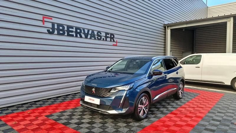 Bleu Utilisé 2022 Peugeot 5008 Allure SUV | 18 590 € (Bon prix) - Image 1/4