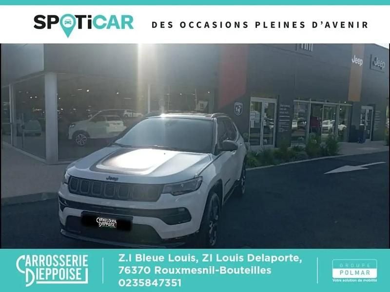 Blanc Occasion 2022 Jeep Compass 80th Anniversary SUV | 24 490 € (Prix juste) - Image 1/4