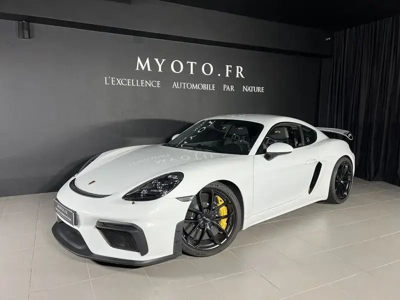 Blanc Utilisé 2020 Porsche Cayman GT4 Coupé | 125 982 € (Prix cher) - Image 1/4