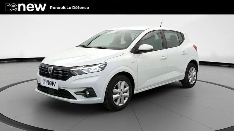 Blanc Occasion 2022 Dacia Sandero Comfort Citadine | 11 840 € (Bon prix) - Image 1/4