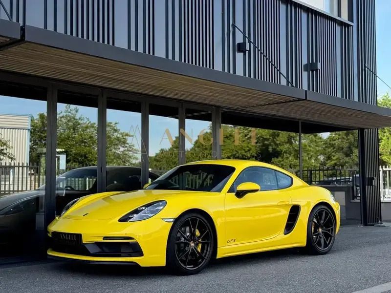 Jaune Utilisé 2018 Porsche 718 Cayman Coupé | 85 990 € - Image 1/4
