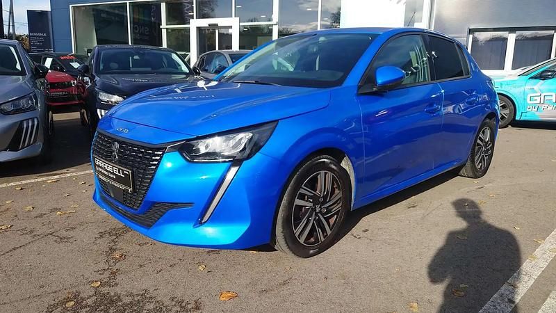 Bleu Occasion 2021 Peugeot 208 Allure Citadine | 13 900 € - Image 1/4