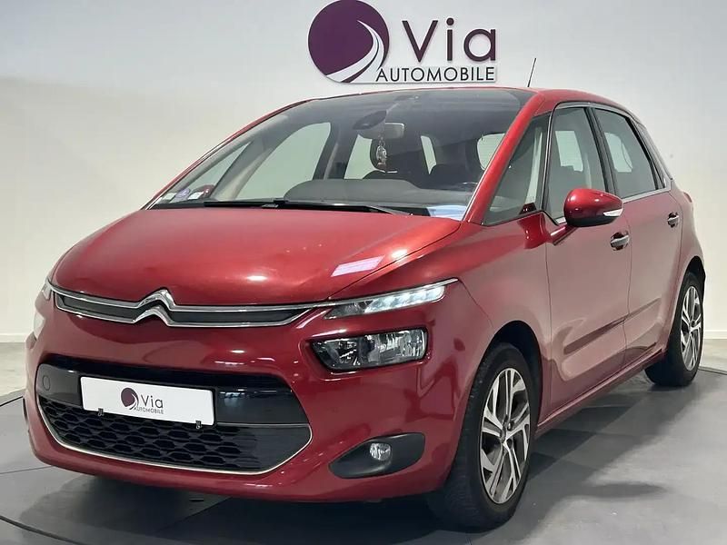 Rouge Utilisé 2015 Citroën C4 Picasso Intensive Monospace | 8 990 € (Prix assez cher) - Image 1/4