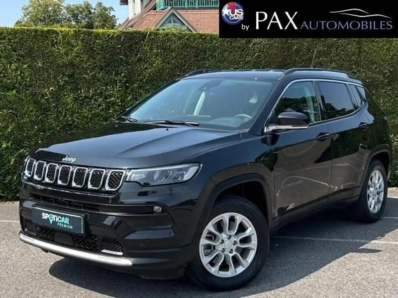 Noir Utilisé 2021 Jeep Compass Limited SUV | 22 900 € (Prix juste) - Image 1/4