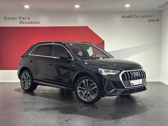 Noir mythe métallisé Utilisé 2022 Audi Q3 S-Line SUV | 38 980 € (Prix assez cher) - Image 1/4