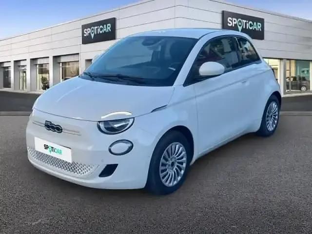 Blanc Utilisé 2023 Fiat 500e Citadine | 16 480 € (Super prix) - Image 1/4